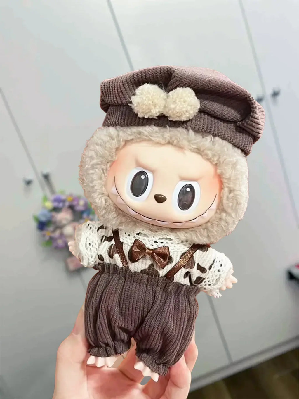 LABUBU Clothes Overall Shivering Custom Beret Dress