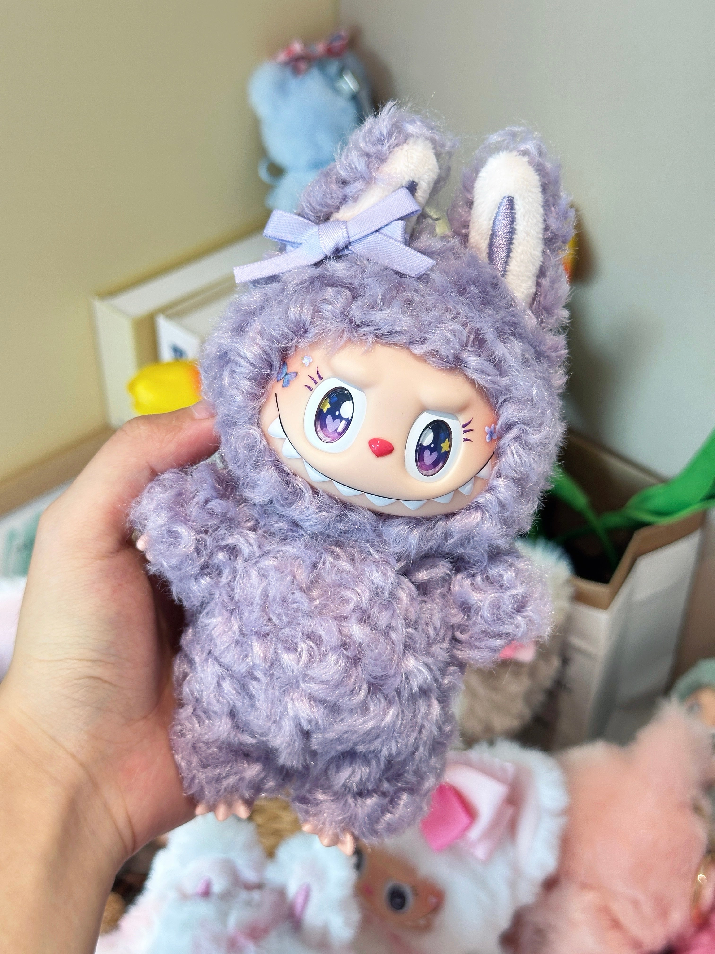 Original Design Purple little curly hair