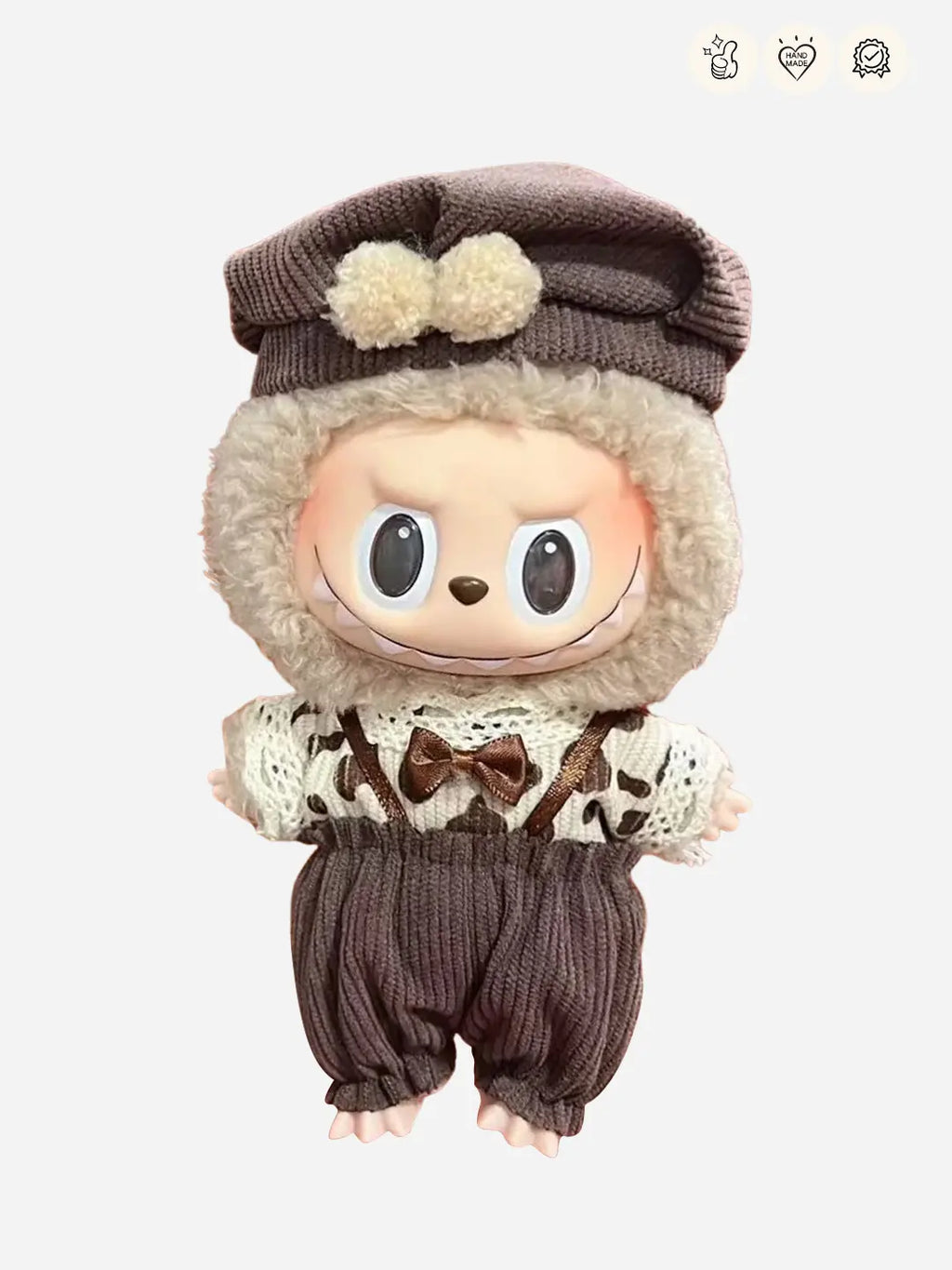 LABUBU Clothes Overall Shivering Custom Beret Dress
