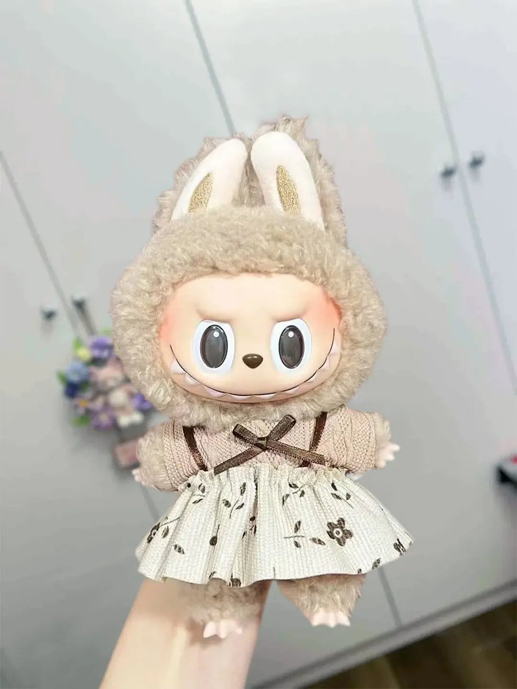 LABUBU Clothes Overall Shivering Custom Beret Dress
